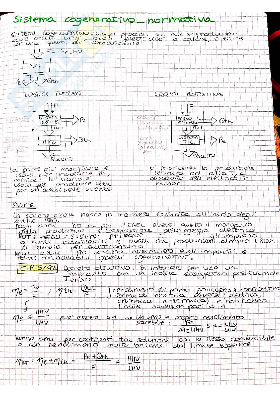 Sistemi Energetici Avanzati e Cogenerazione Pag. 1
