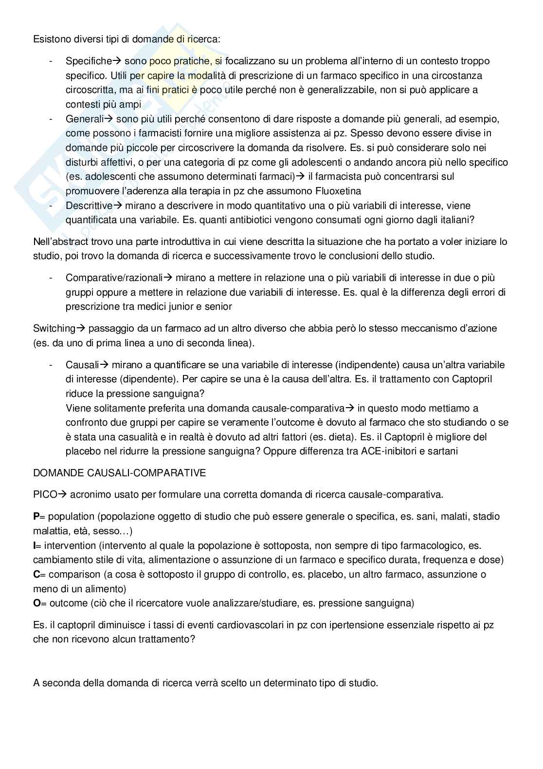 Farmacovigilanza e Farmacoepidemiologia  Pag. 61