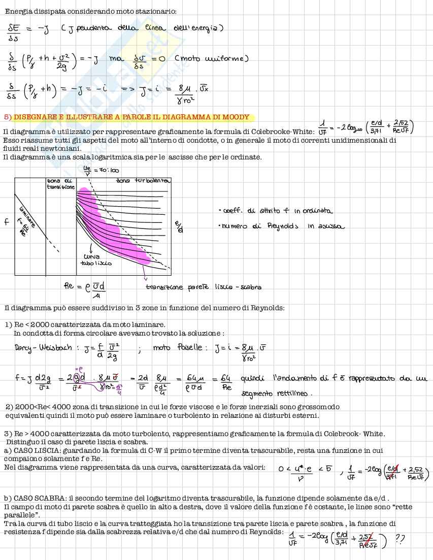 Domande aperte esame Idraulica Pag. 6
