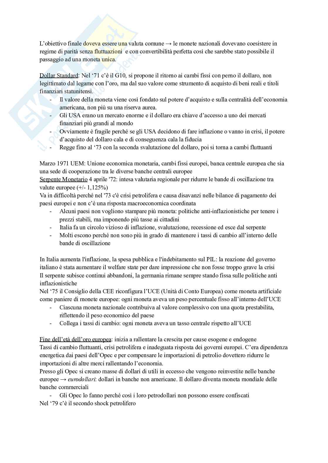 Riassunto esame Storia economica, Prof. Fauri Francesca, libro consigliato "L'Unione Europea: una storia economica" e "L'economia italiana dal 1945 a oggi", Fauri (primo libro), Fauri e Battilani (secondo libro) Pag. 21