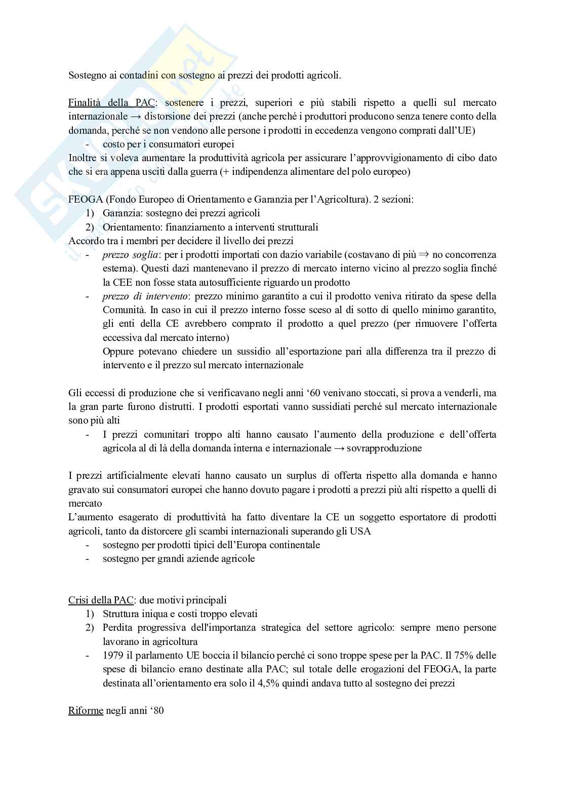 Riassunto esame Storia economica, Prof. Fauri Francesca, libro consigliato "L'Unione Europea: una storia economica" e "L'economia italiana dal 1945 a oggi", Fauri (primo libro), Fauri e Battilani (secondo libro) Pag. 26