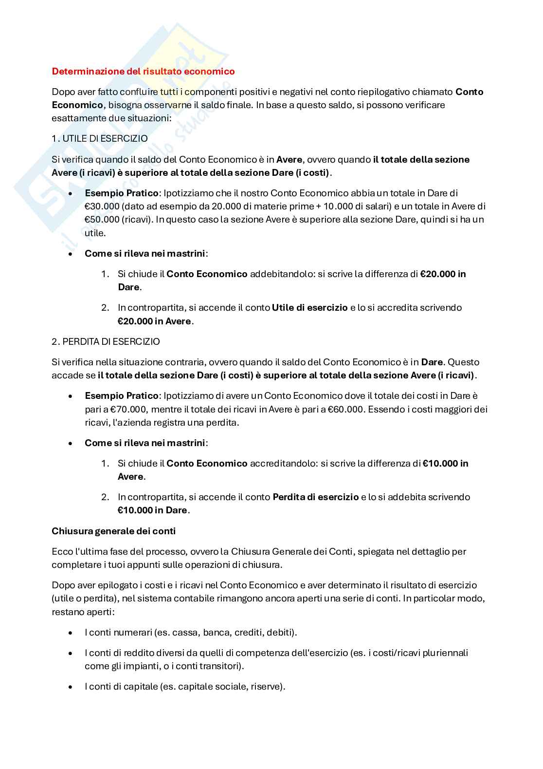Scritture di assestamento  Pag. 11