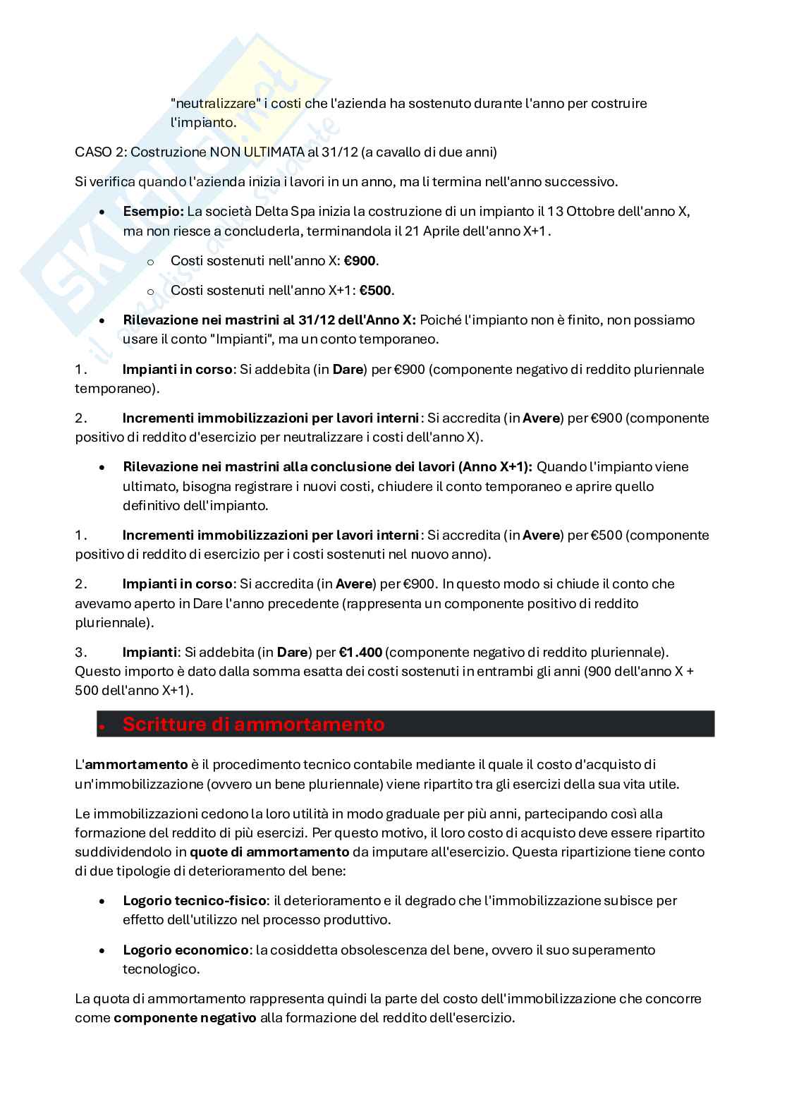 Scritture di assestamento  Pag. 6