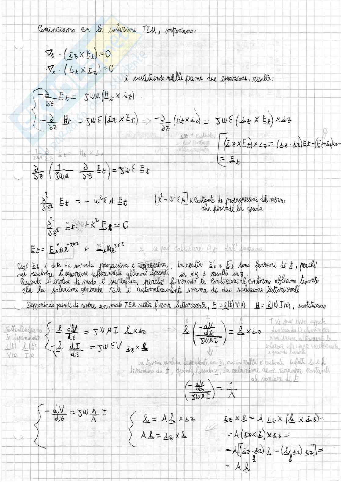 Parte 1 appunti Campi elettromagnetici capozzoli utili per la parte di teoria e dimostrazioni per l'orale Pag. 86