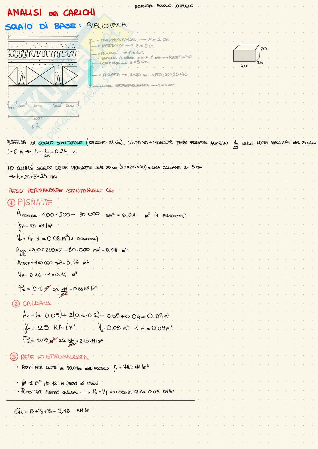 Laboratorio calcestruzzo - Tecnica delle costruzioni  Pag. 1