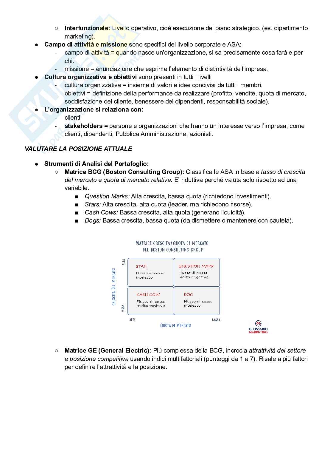 Riassunto esame Marketing, principi e strumenti, Prof. Donvito Raffaele, libro consigliato Marketing, principi e strumenti, Aiello, Donvito, Ranfagni Pag. 2