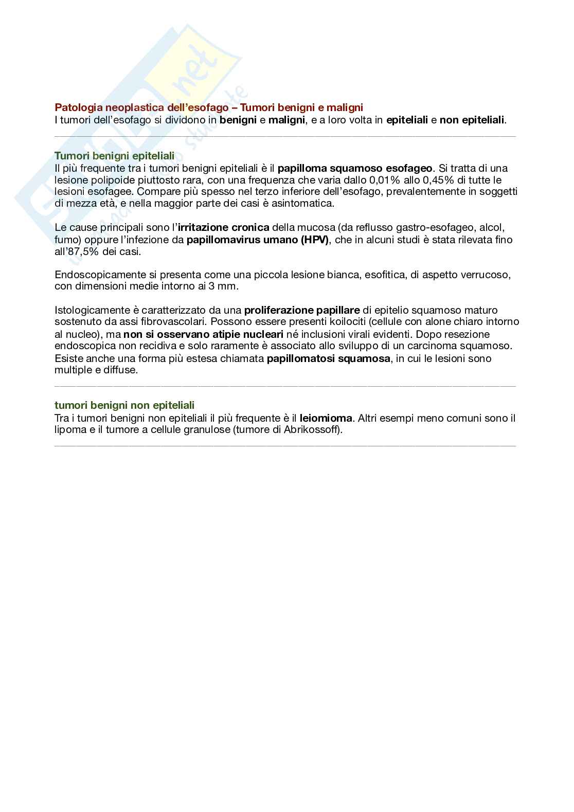 Metodologie di anatomia patologica e istopatologia Pag. 11