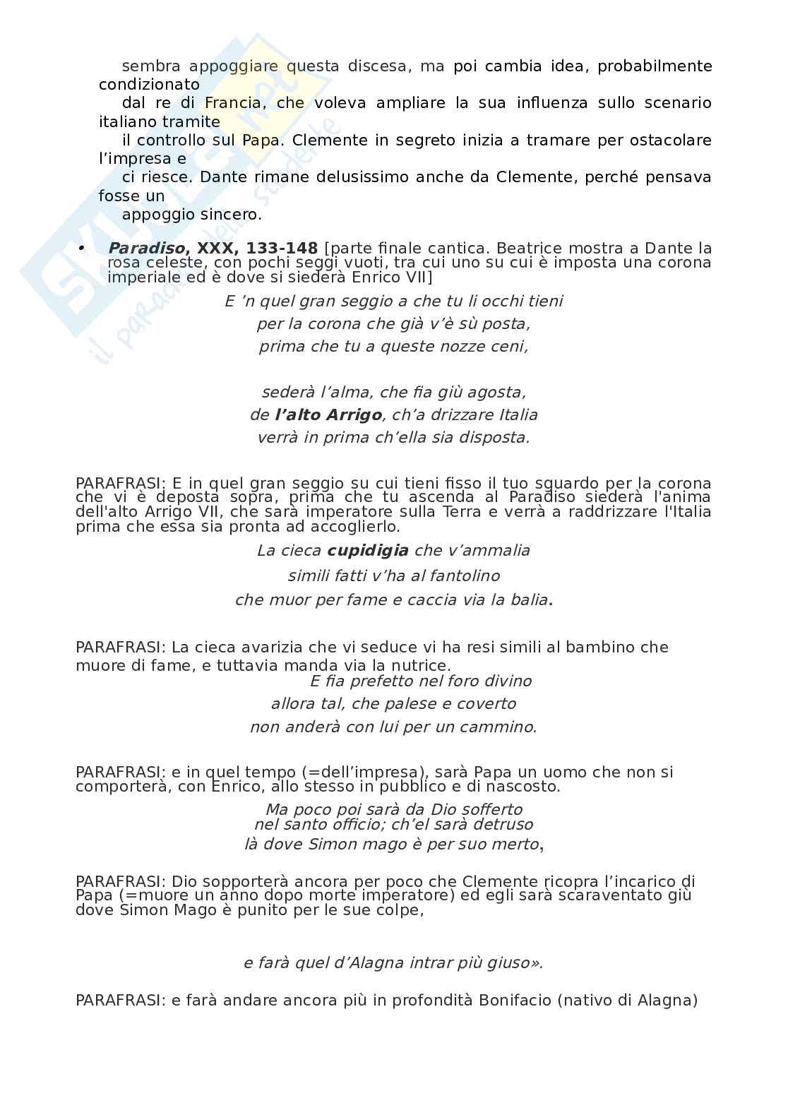Appunti per esame di Letteratura Italiana Pag. 26