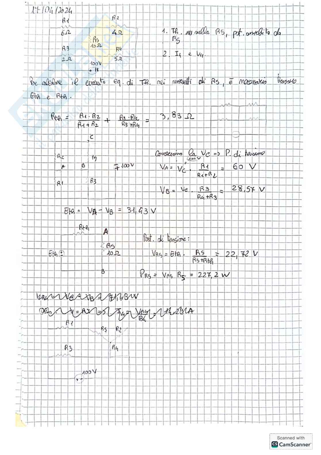 Raccolta esercizi completa Principi di ingegneria elettrica, 2025/2026 Pag. 16