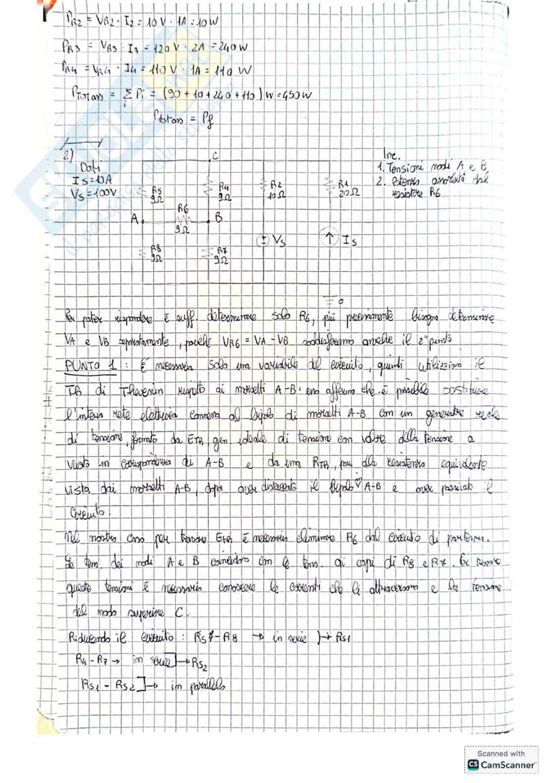 Raccolta esercizi completa Principi di ingegneria elettrica, 2025/2026 Pag. 2