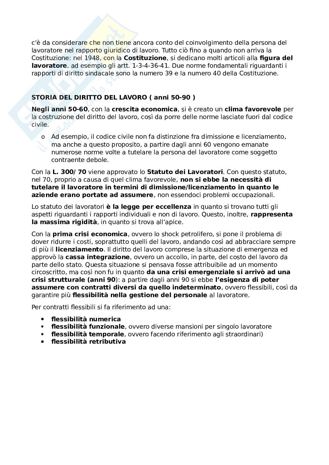 Appunti Diritto del Lavoro Pag. 2