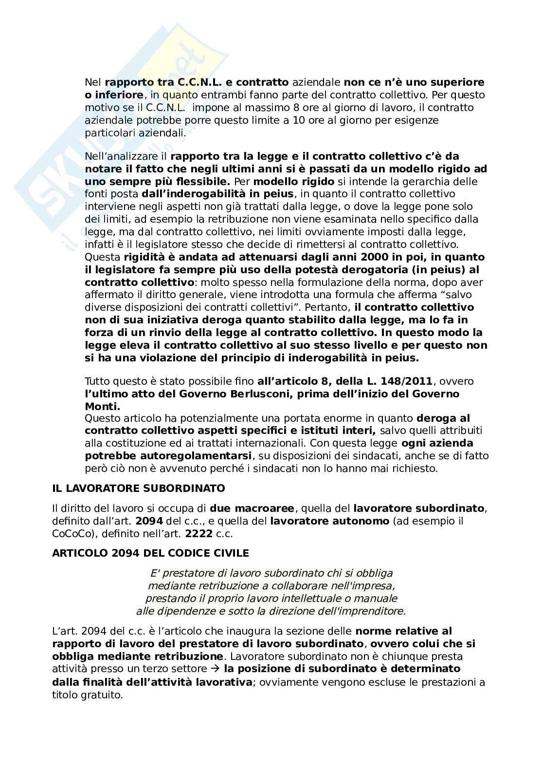 Appunti Diritto del Lavoro Pag. 6