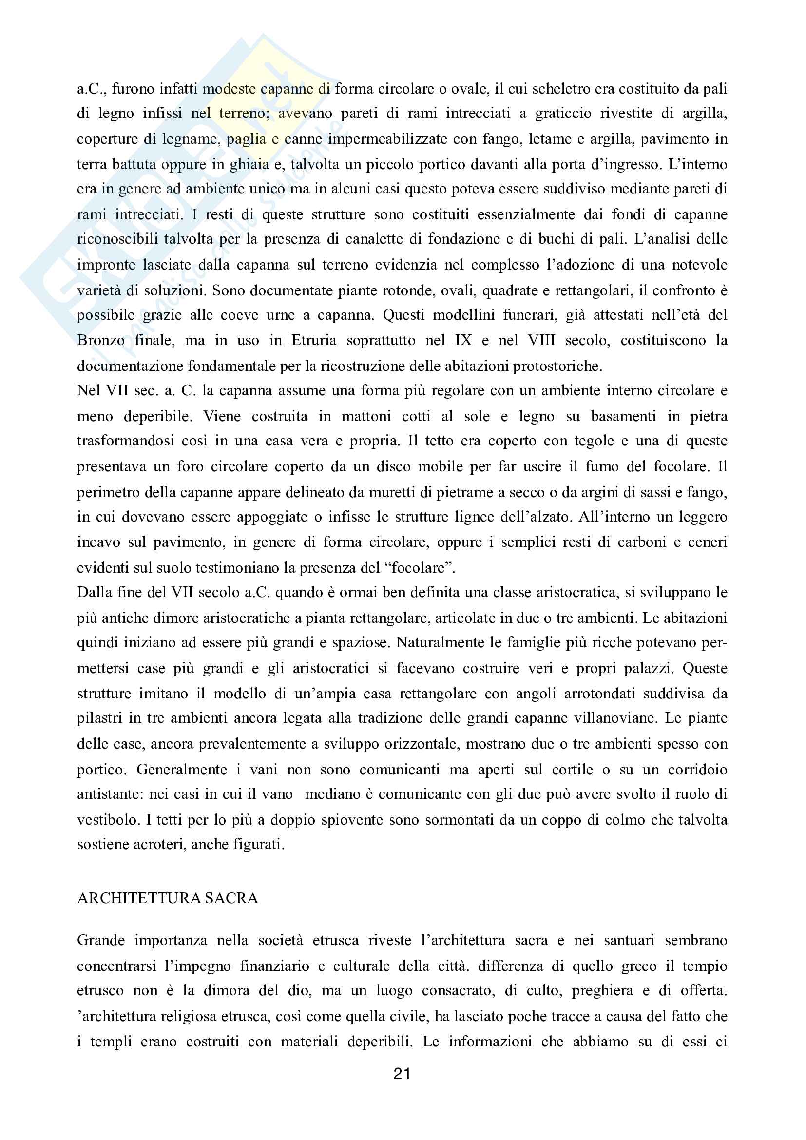 Riassunto materiale - Etruscologia e Antichità Italiche Pag. 21