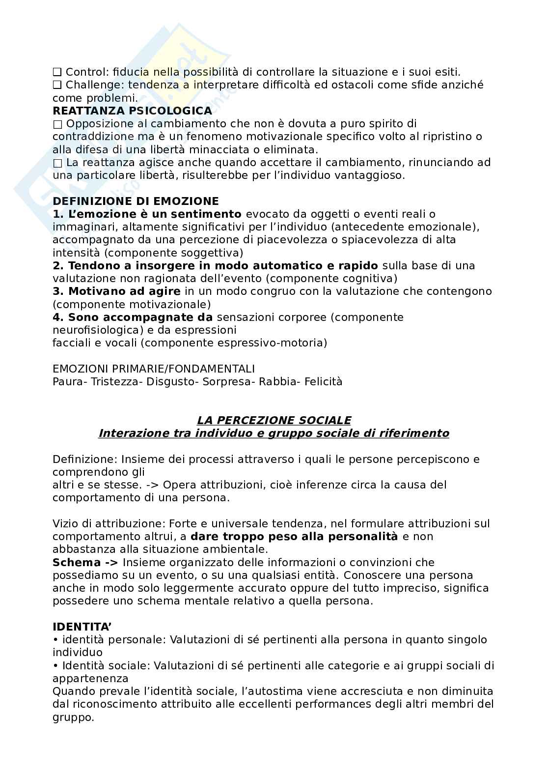 Psicologia generale Pag. 16