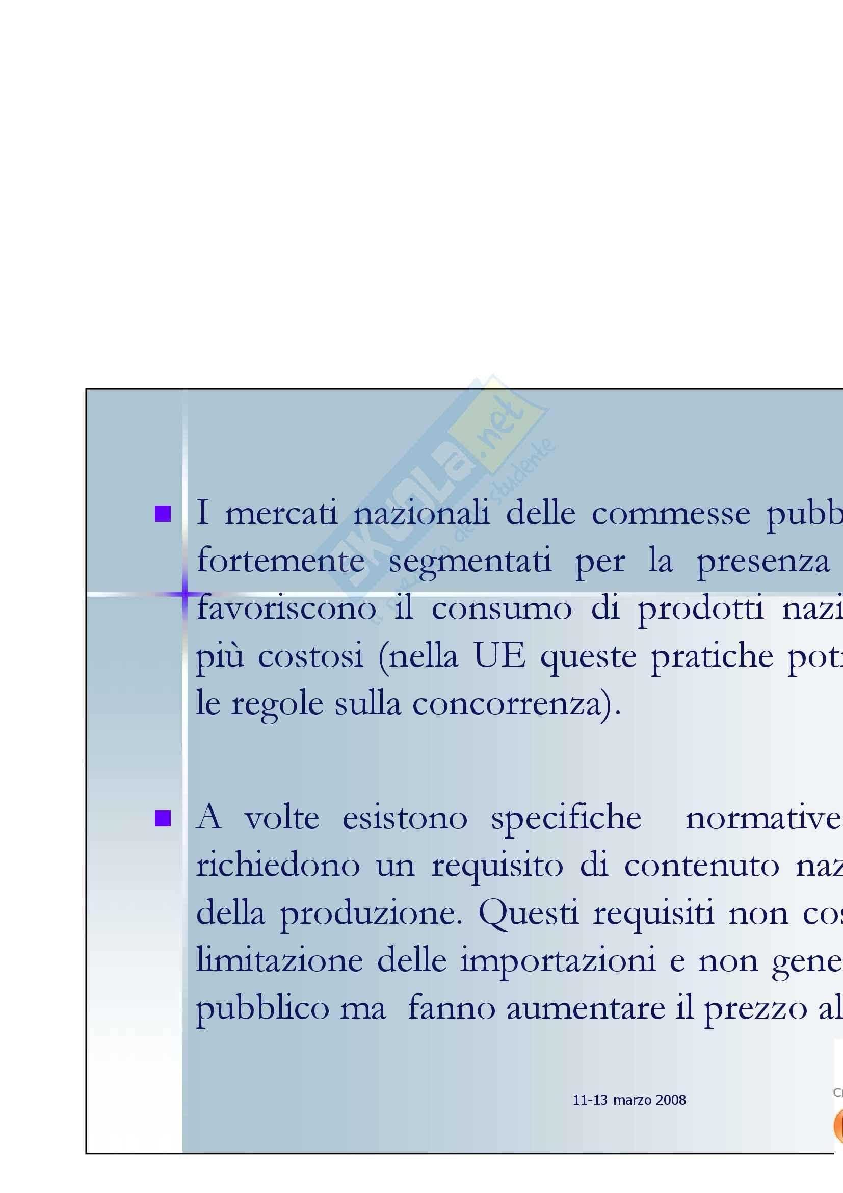 Economia internazionale -  esempi di stima di costo sociale per i dazi Pag. 26