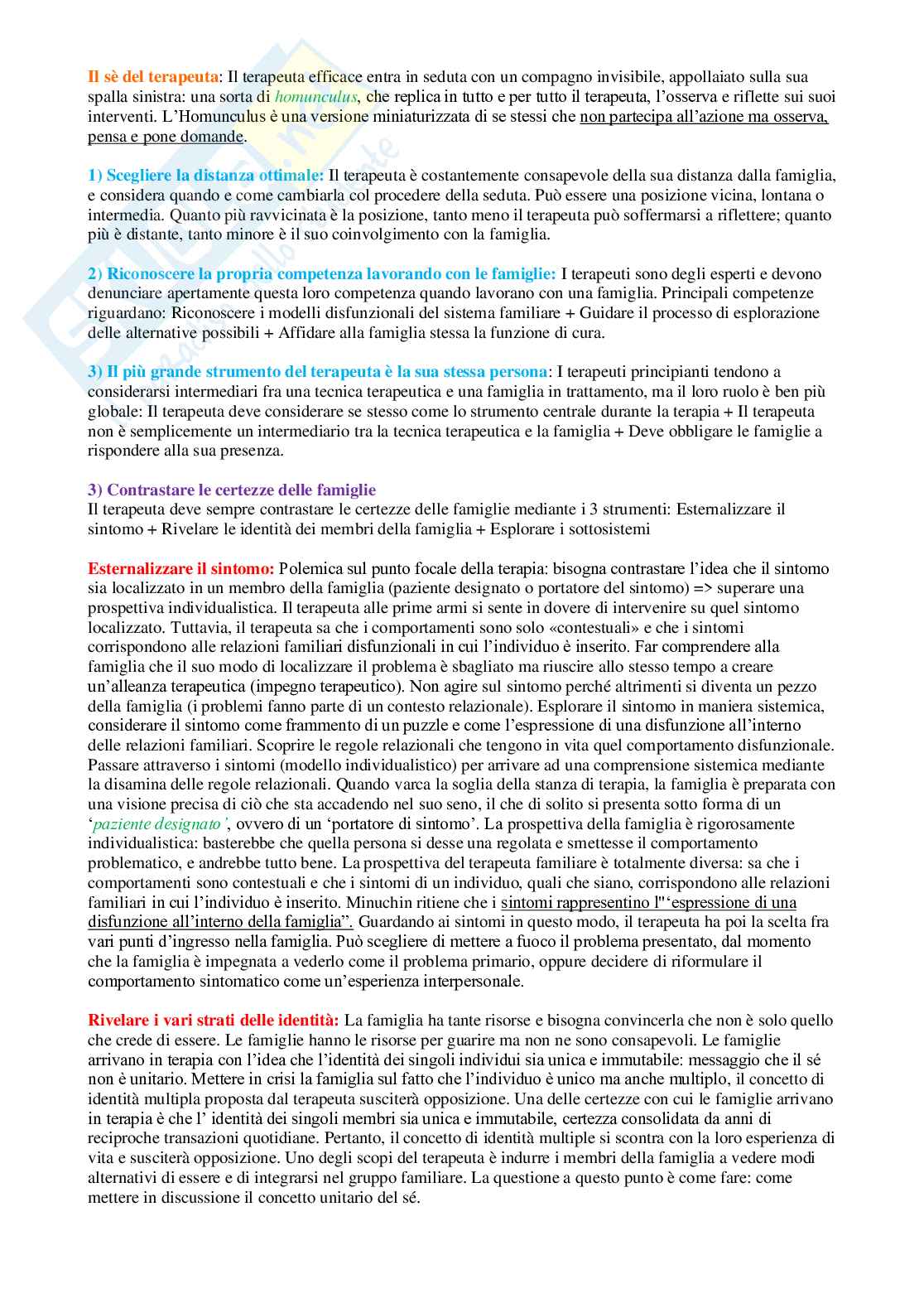 Terapia della famiglia Pag. 6