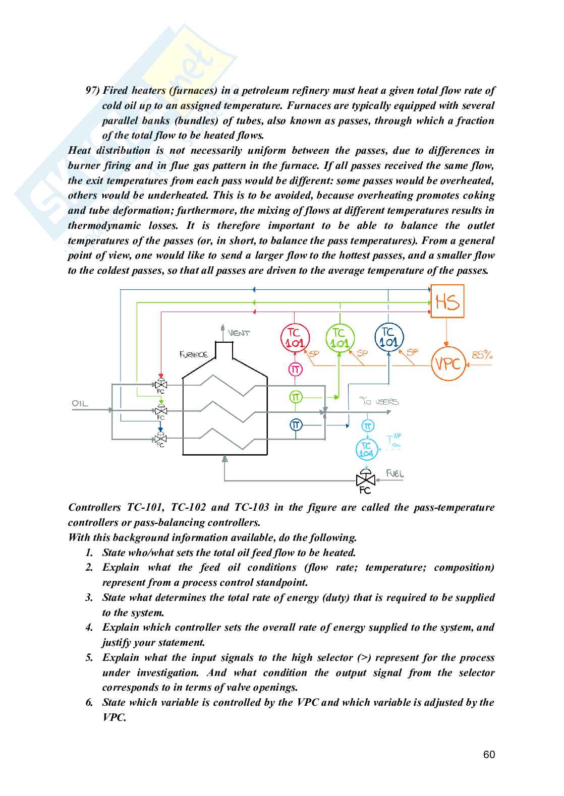 Process Dynamics and Control - Esercizi e domande svolte (Solved questions and exercises) Pag. 61