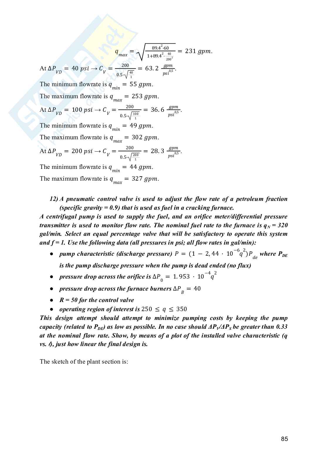 Process Dynamics and Control - Esercizi e domande svolte (Solved questions and exercises) Pag. 86