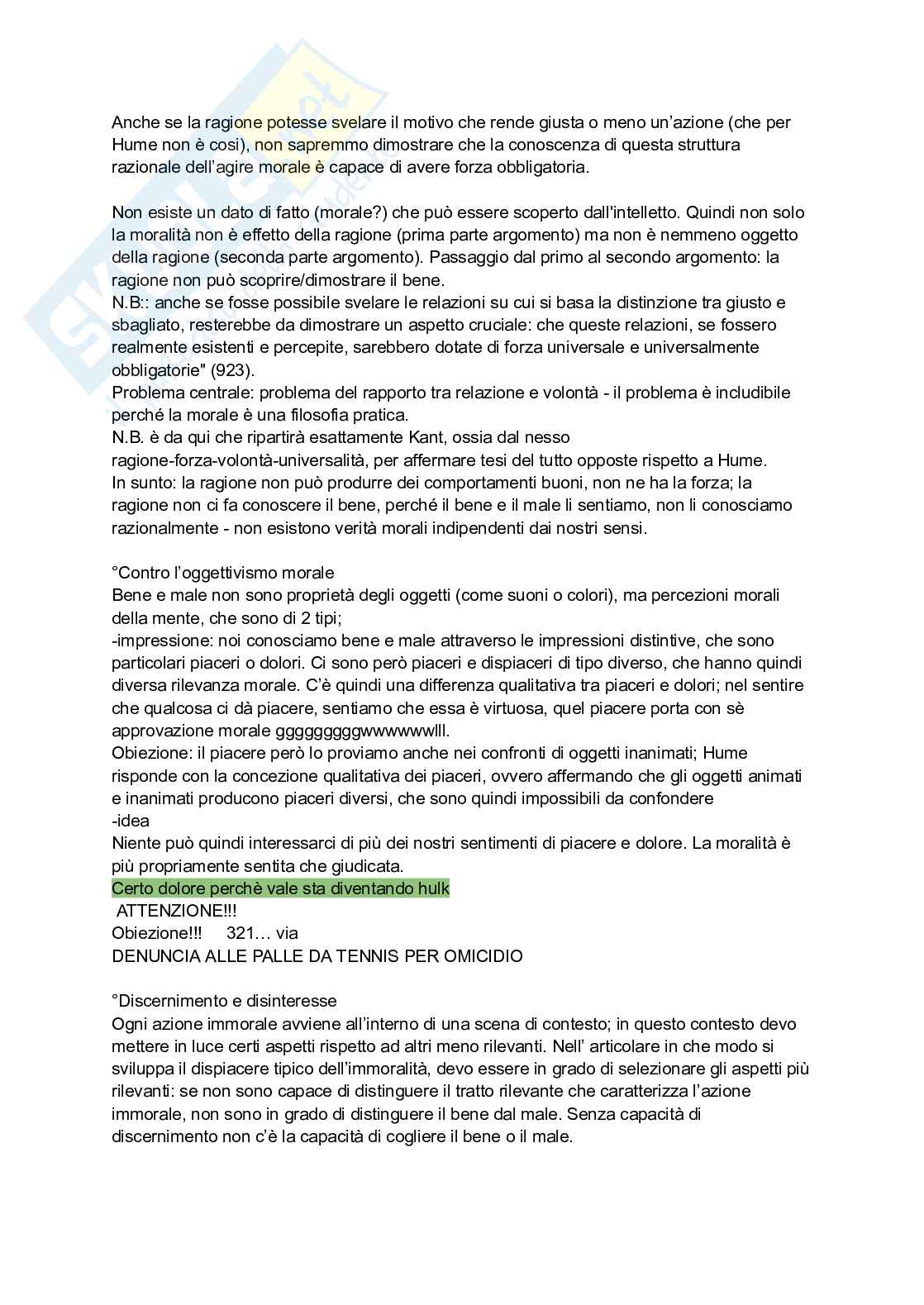 Appunti del corso di Filosofia morale Pag. 11