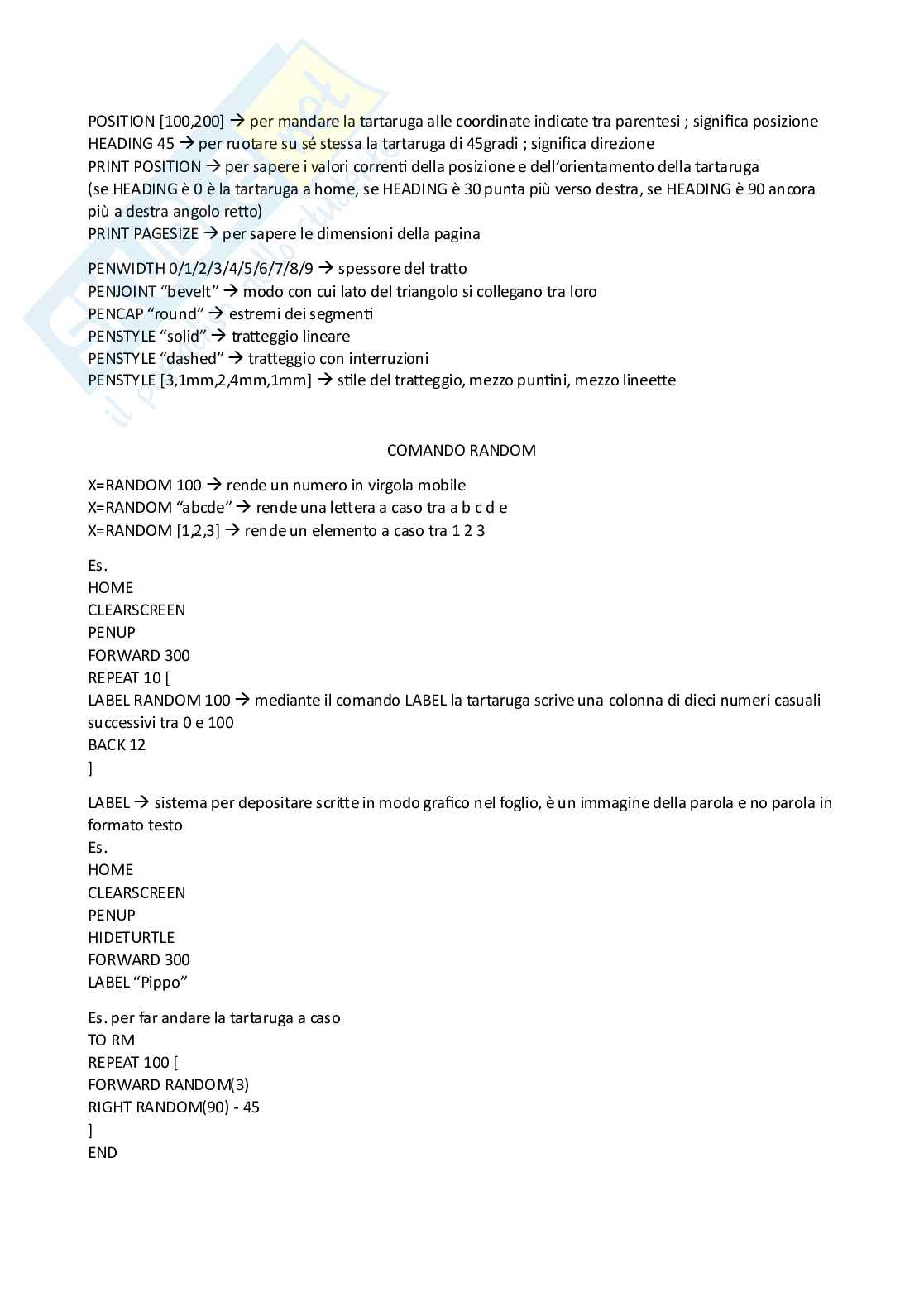 Laboratorio di Tecnologie sidattiche - Guida LibreLogo, Diario di apprendimento e Logo finale | SFP Notes Vol. 18 Pag. 6