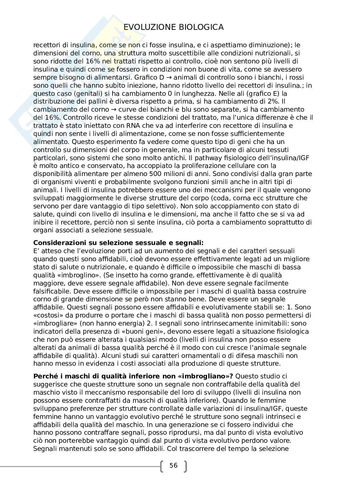 Evoluzione biologica Pag. 56
