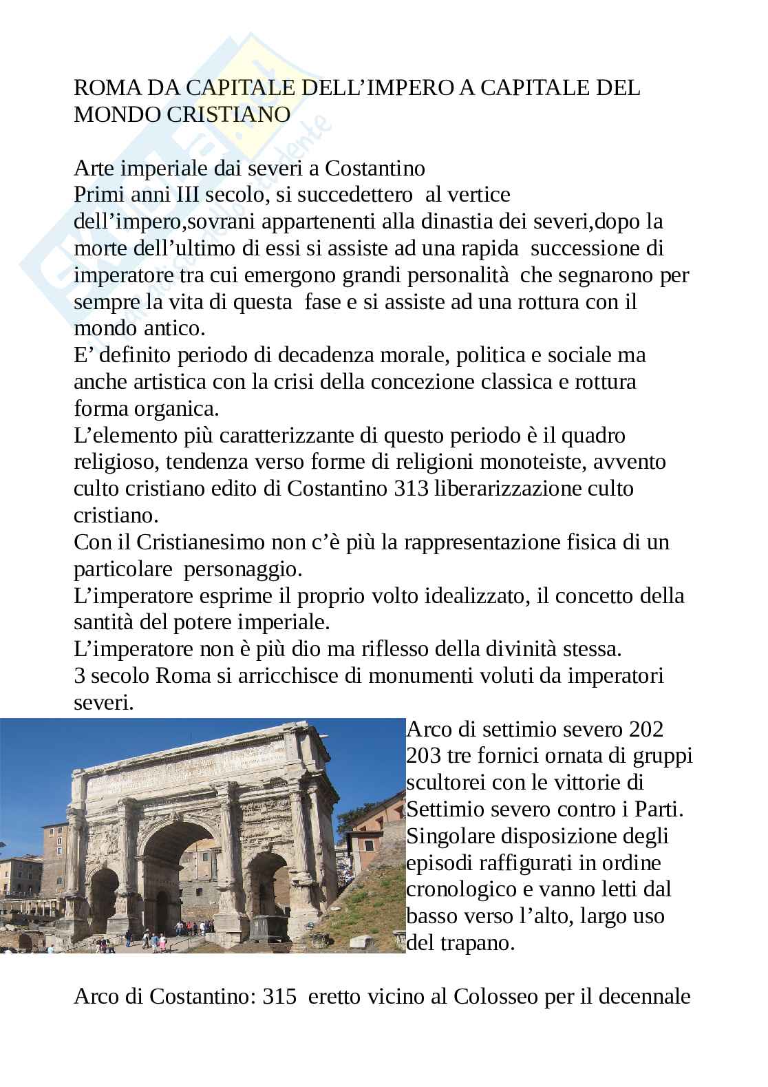 Riassunto esame Storia dell'arte medievale, Prof. Gianni Alessandra, libro consigliato Arte nel tempo, De Vecchi, Cerchiari Pag. 1