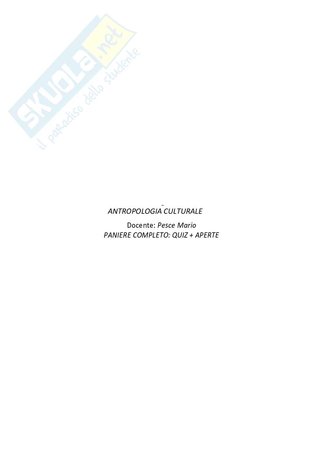 Antropologia culturale Pag. 2