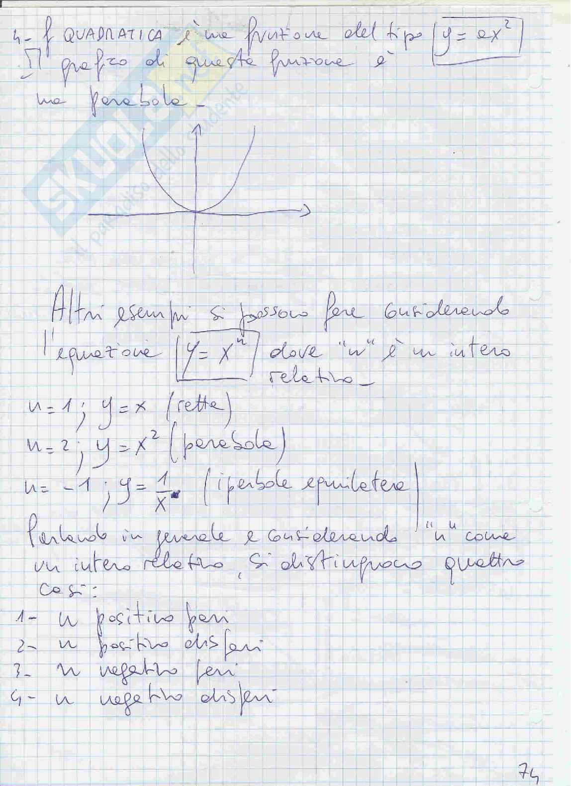 Esempi di funzioni. Trasformazioni del piano. Proprietà  generali Pag. 2