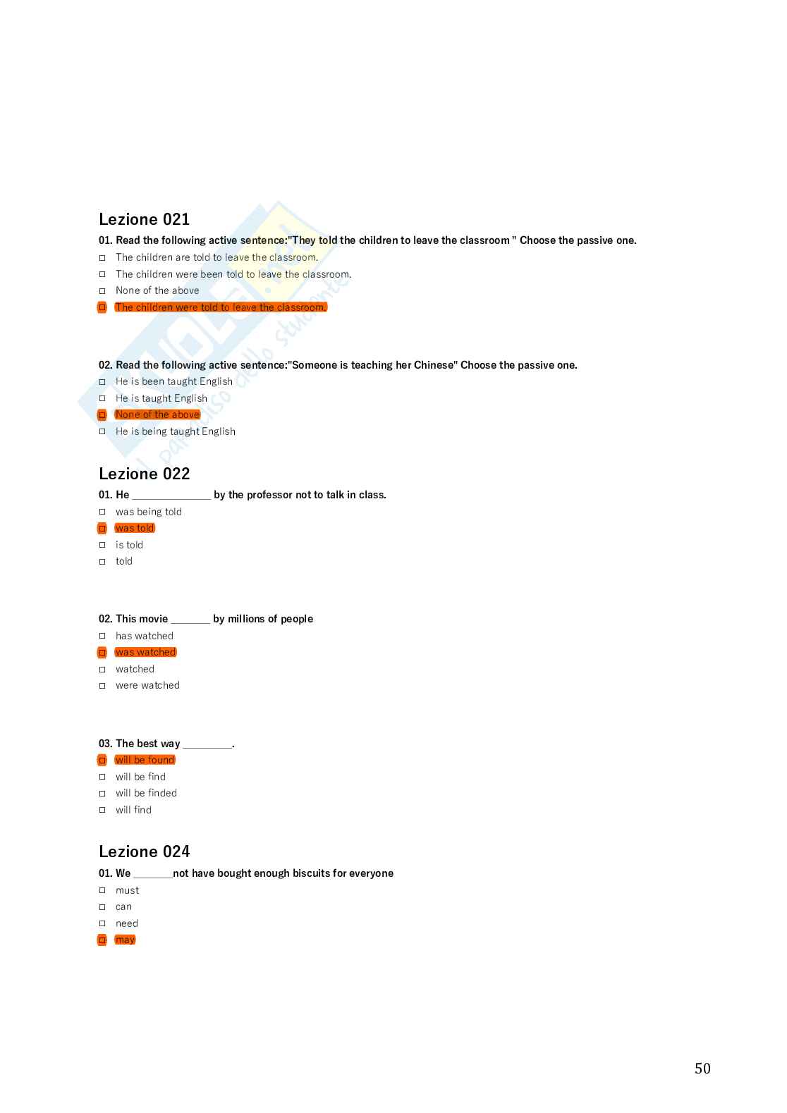 Paniere Clil Inglese 2026 - Didattica dell'insegnamento con la metodologia clil Pag. 51
