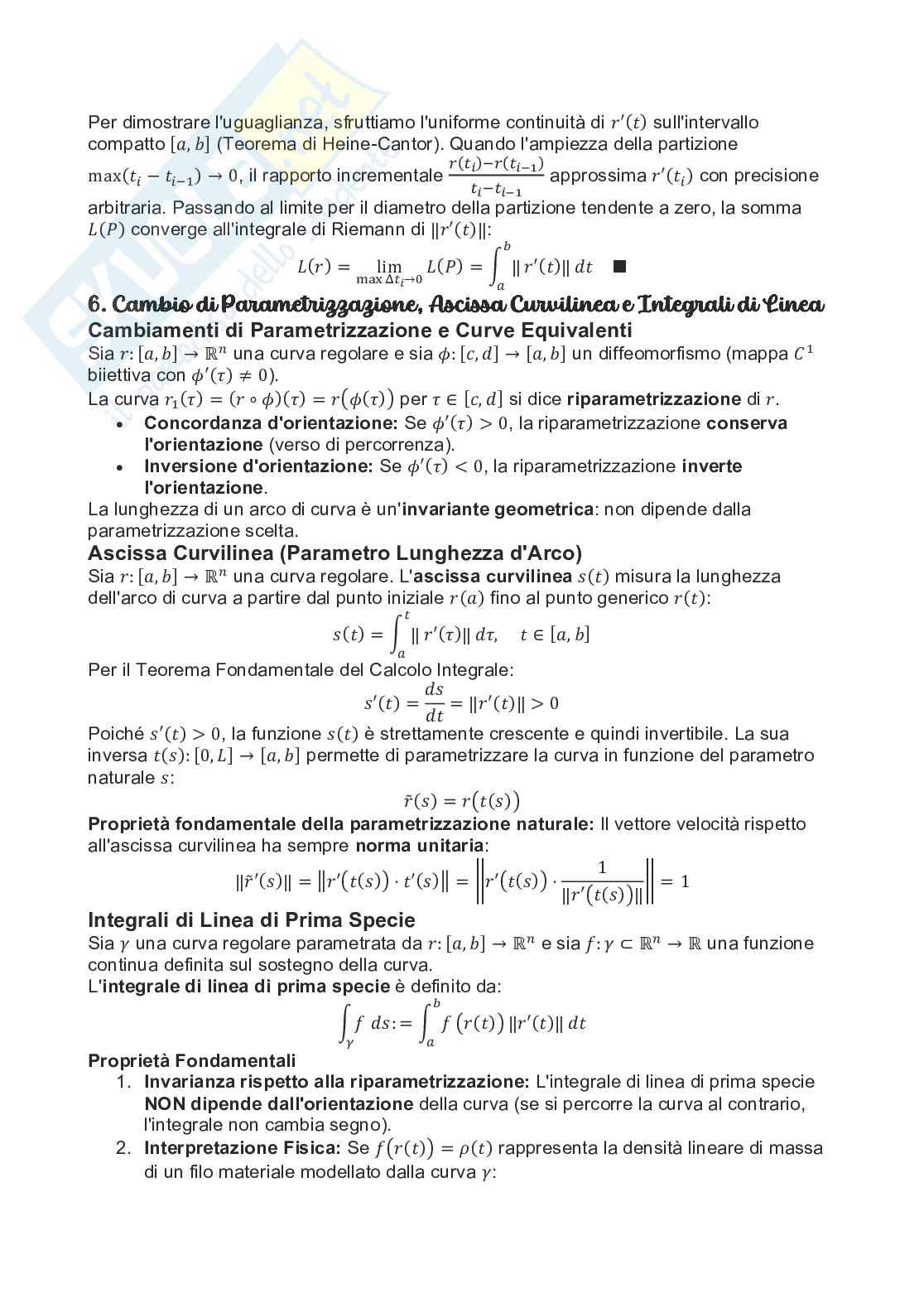 Argomenti teorici di Analisi matematica 2 Pag. 11