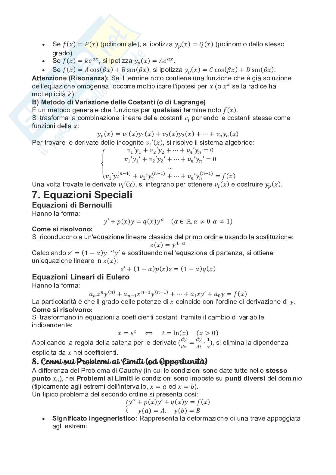 Argomenti teorici di Analisi matematica 2 Pag. 31