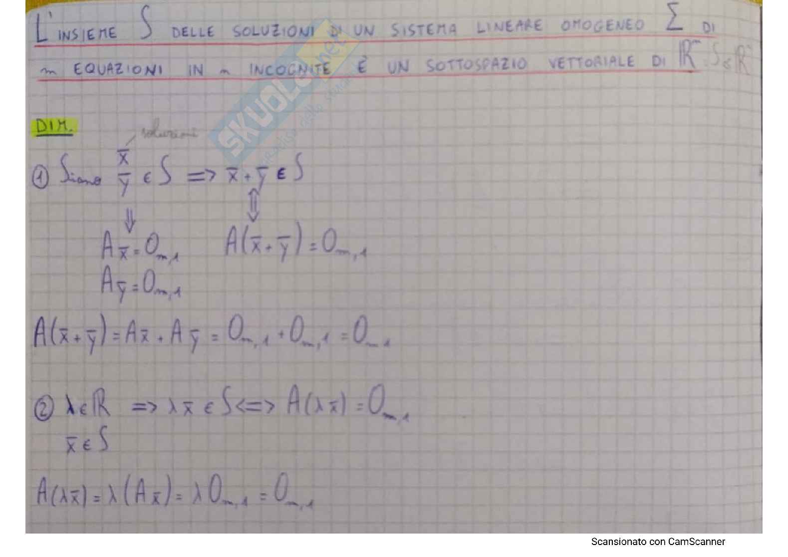 Geometria e Algebra - Formulario, Teoremi - prof. Giordano Pag. 41