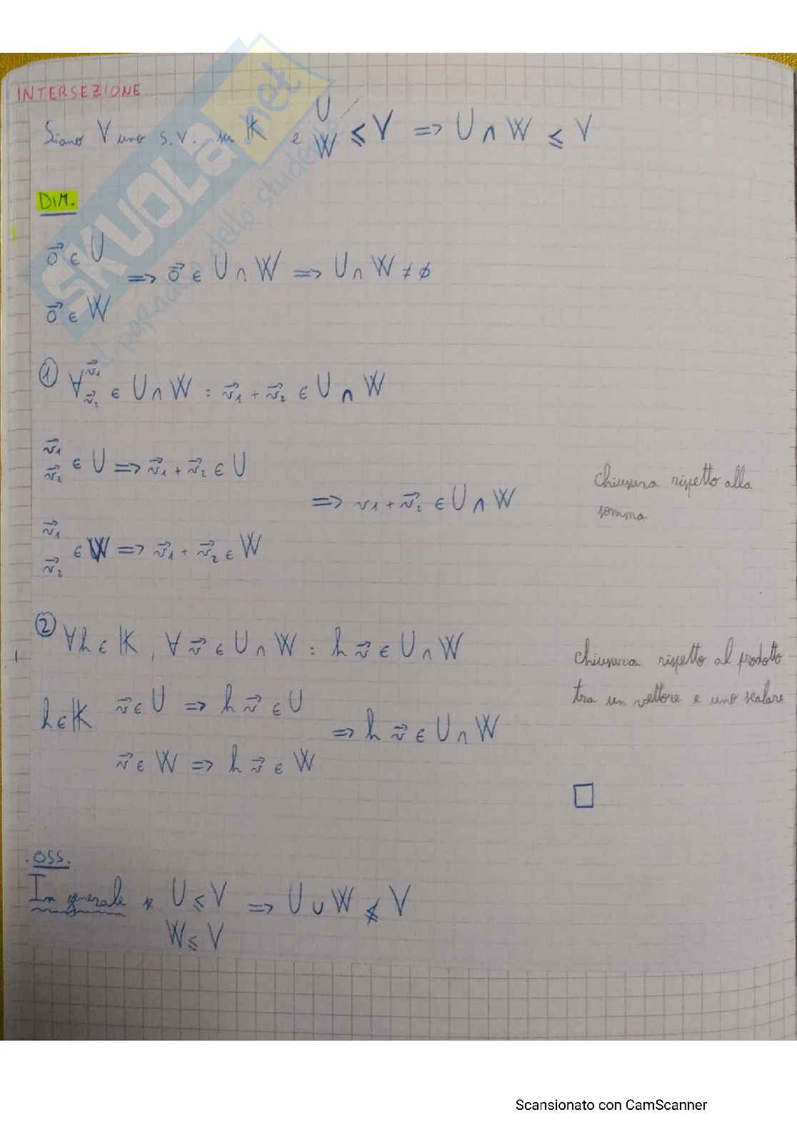 Geometria e Algebra - Formulario, Teoremi - prof. Giordano Pag. 51
