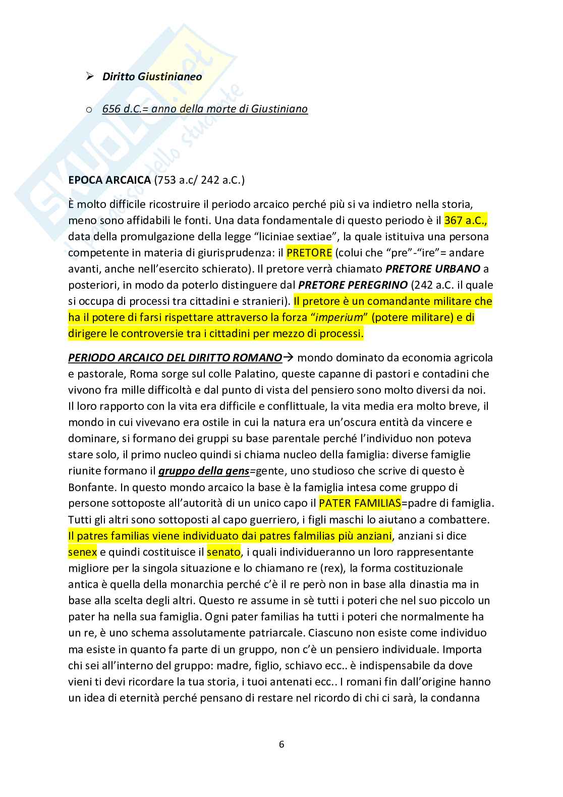 Istituzioni di diritto romano Pag. 6