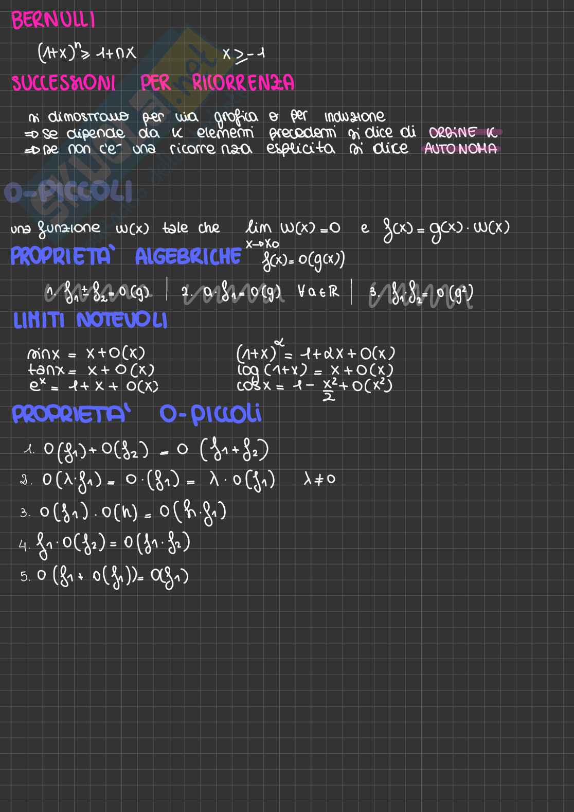 Formulario Analisi matematica 1 Pag. 6