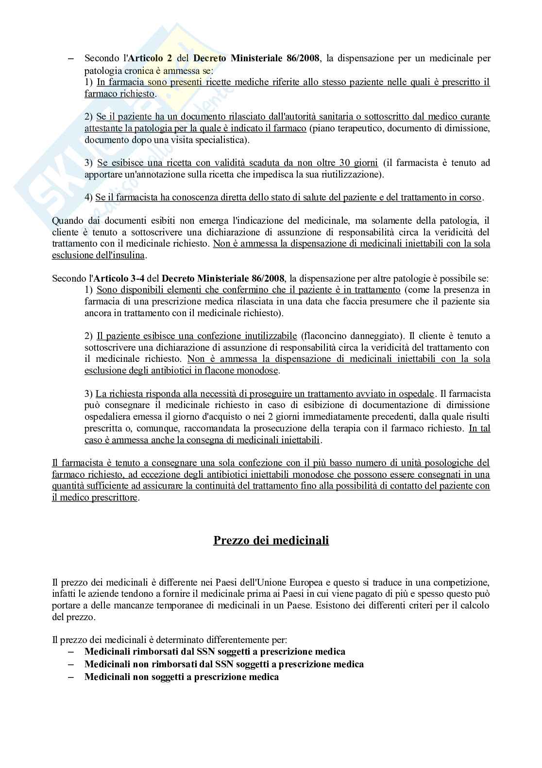 Normativa farmaceutica e deontologia  Pag. 91