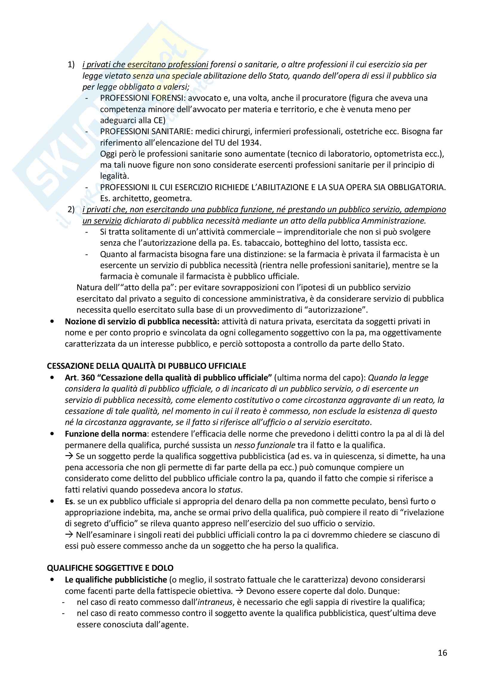 Riassunto esame Diritto penale, prof. Zanotti, libro consigliato Manuale di diritto penale Parte speciale, Fiandaca, Musco Pag. 16