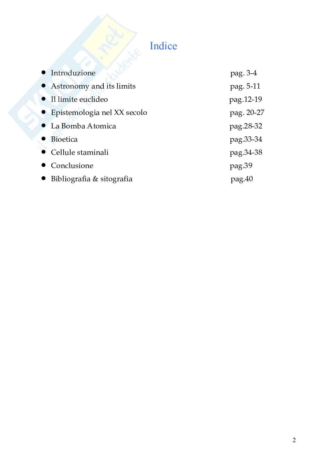 la scienza e gli ostacoli di ieri e di oggi Pag. 2