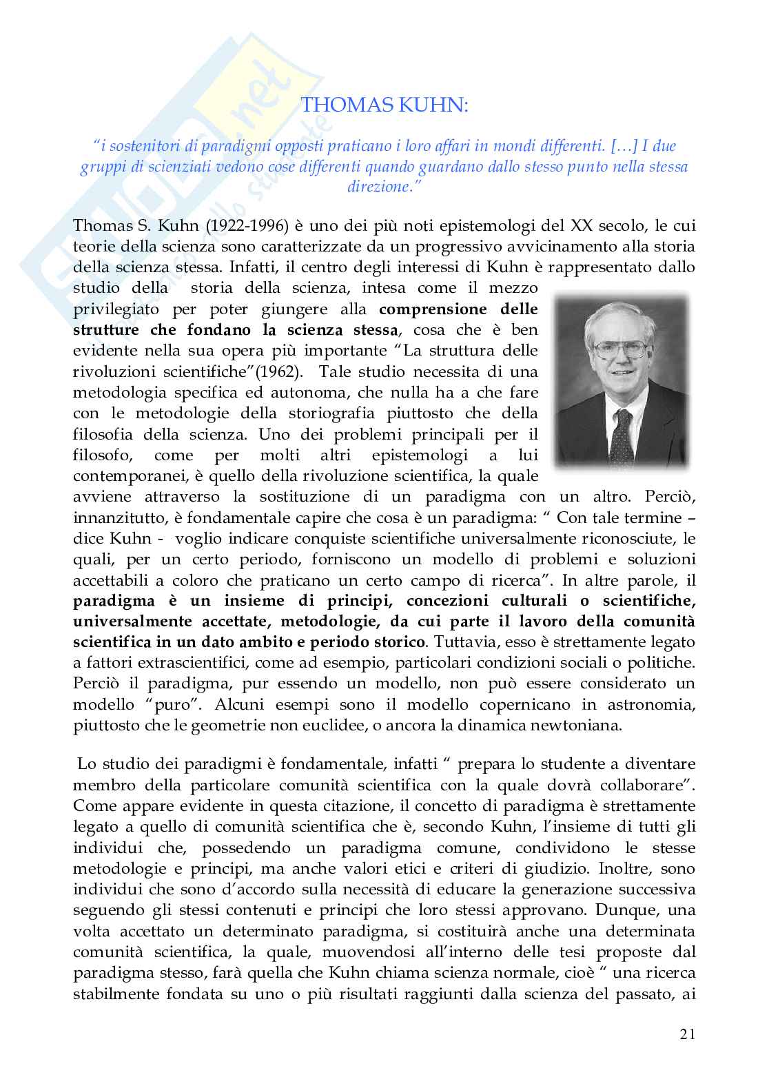 la scienza e gli ostacoli di ieri e di oggi Pag. 21