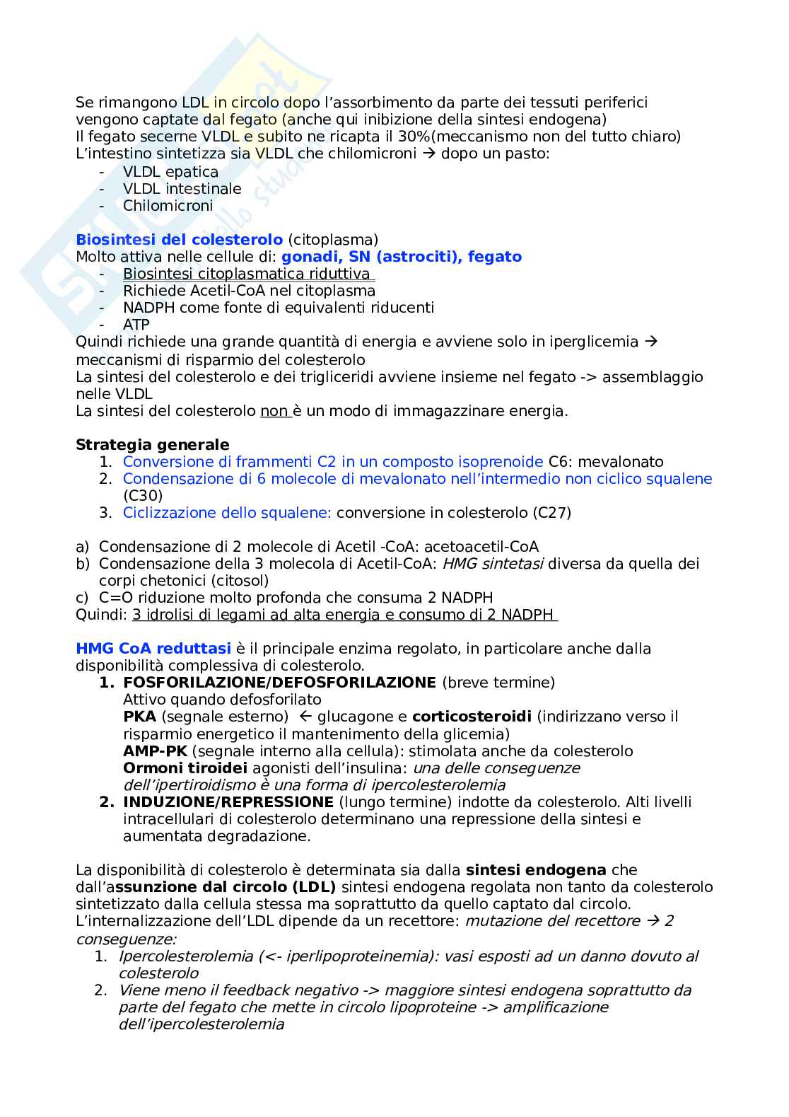Appunti Biochimica (prof. Prinetti) Pag. 56