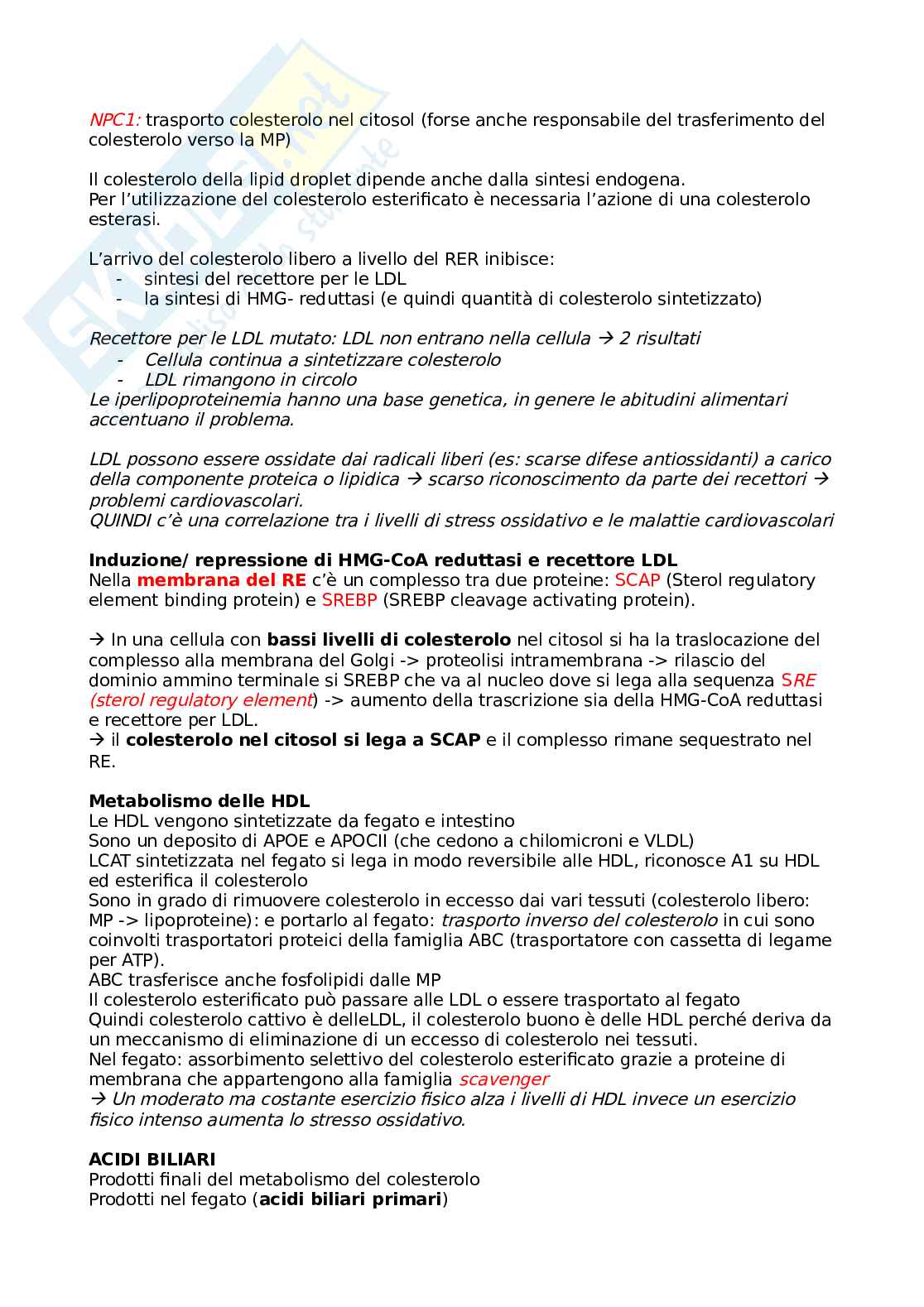 Appunti Biochimica (prof. Prinetti) Pag. 61