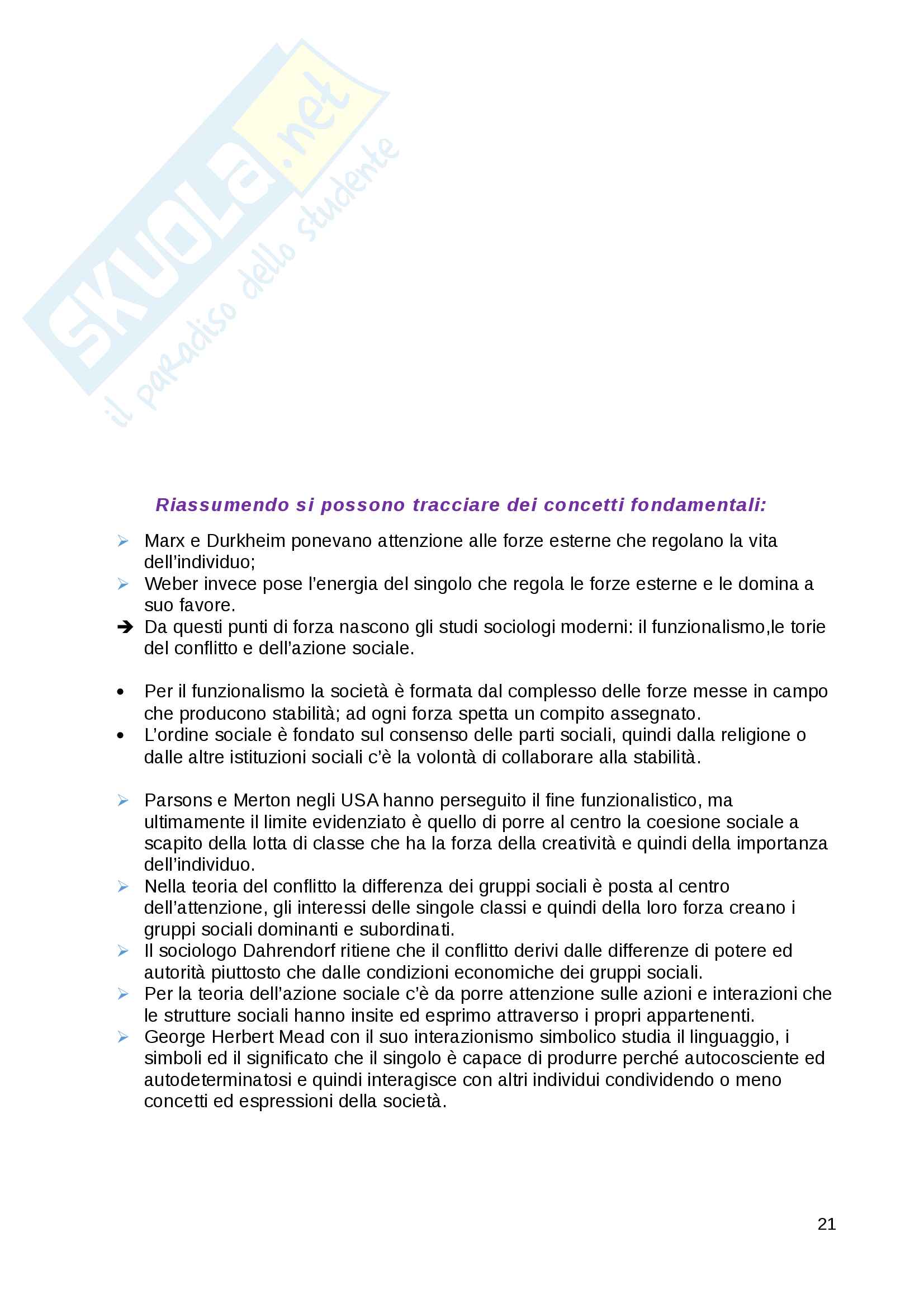 Appunti sociologia generale Pag. 21