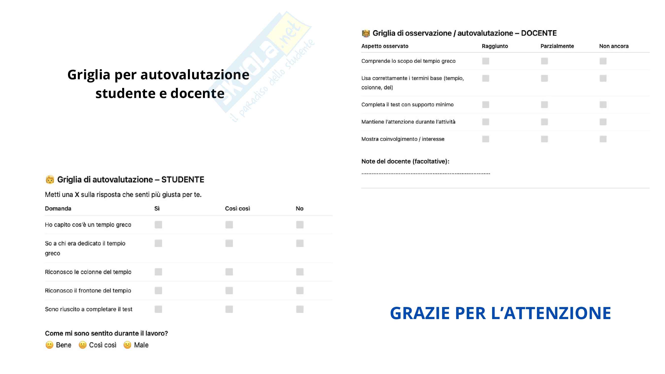 Progetto di Tirocinio (autismo): il tempio greco Pag. 16