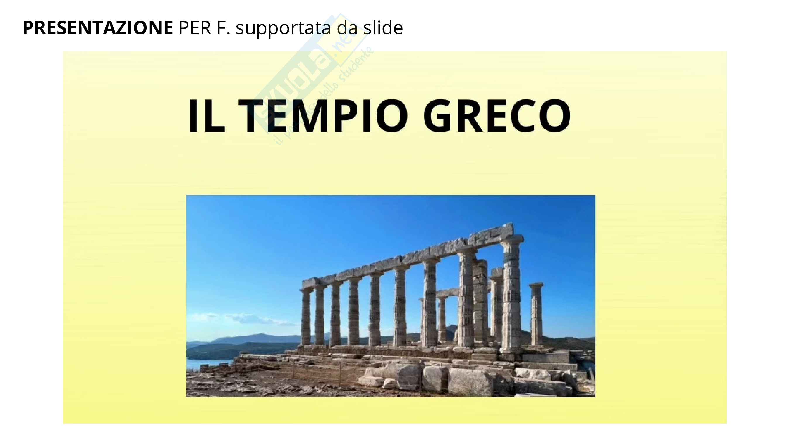 Progetto di Tirocinio (autismo): il tempio greco Pag. 6
