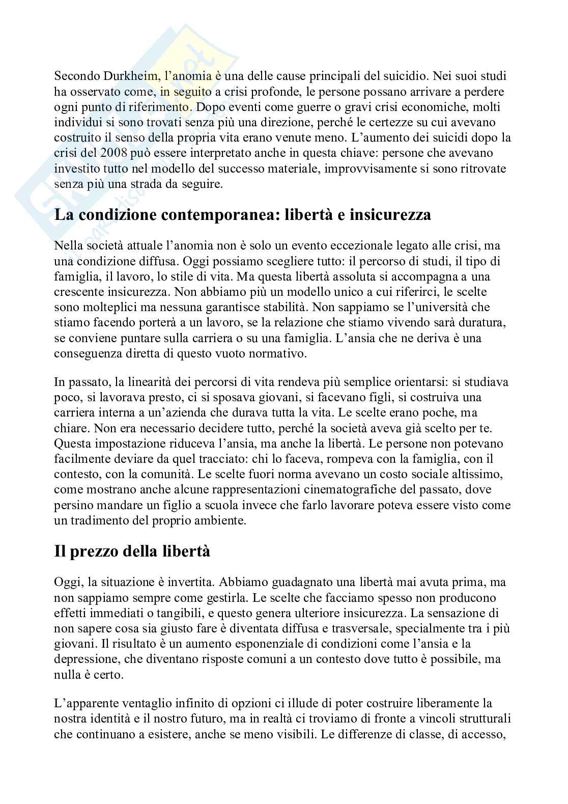 Appunti prova parziale sociologia dello sport e della salute  Pag. 11
