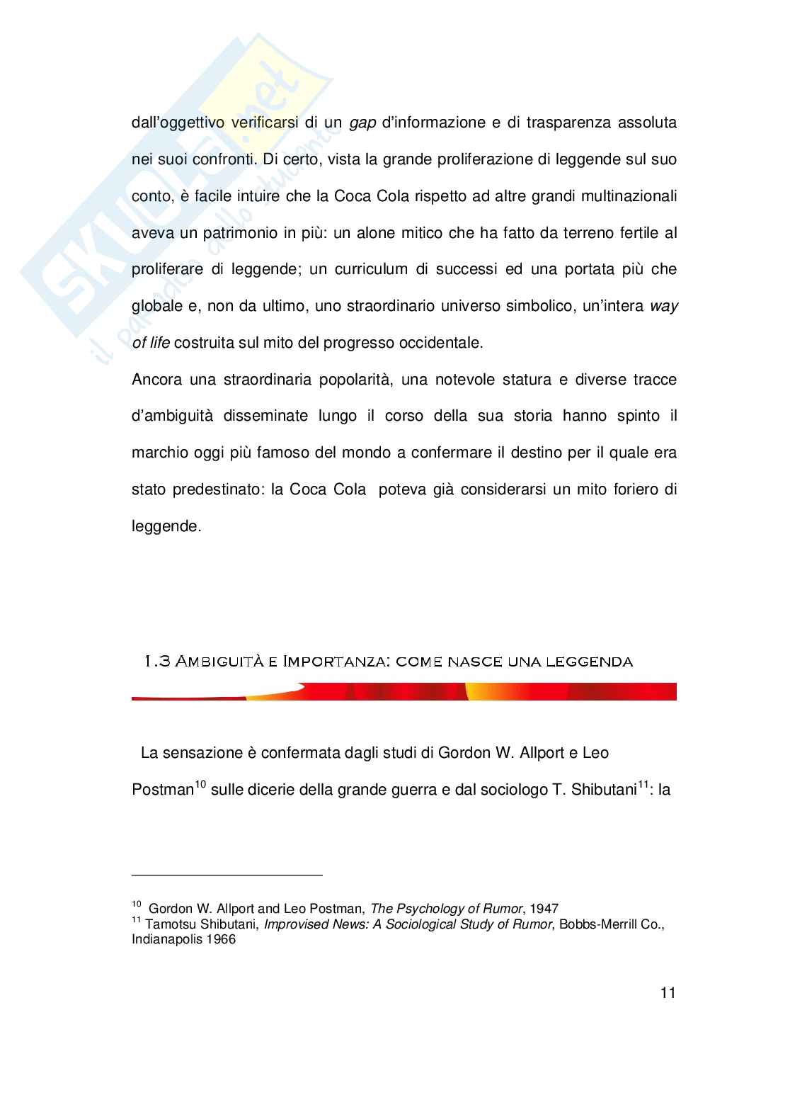 Cokelore: Leggende Metropolitane sulla Coca Cola Pag. 11