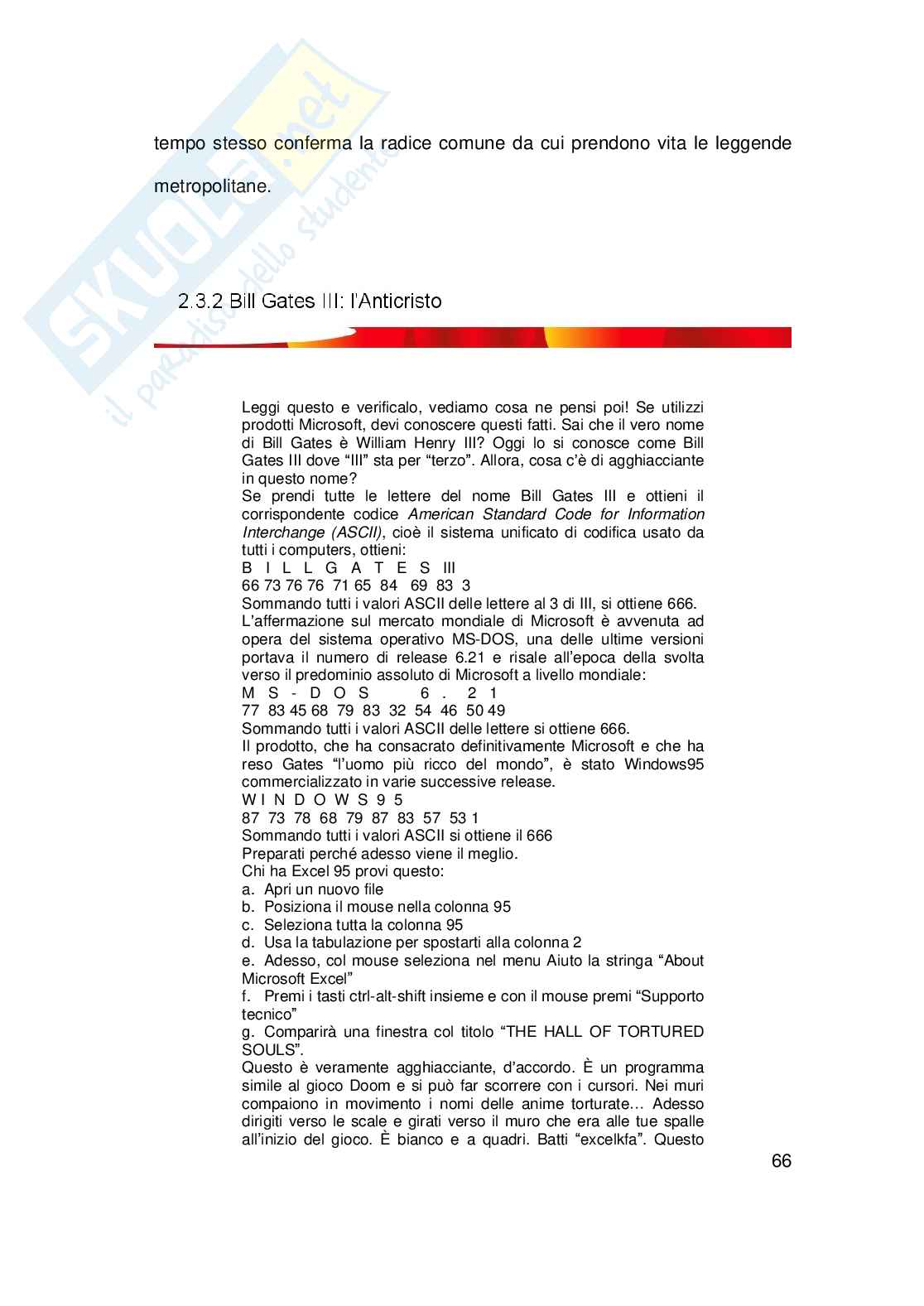 Cokelore: Leggende Metropolitane sulla Coca Cola Pag. 66