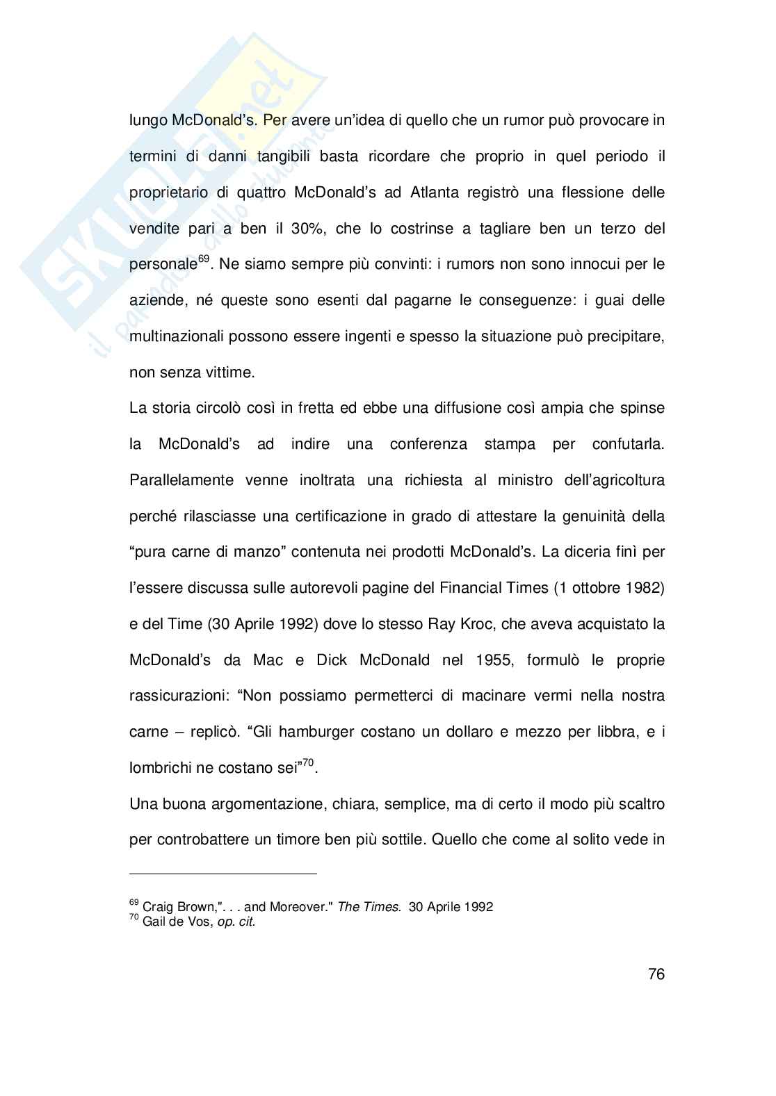 Cokelore: Leggende Metropolitane sulla Coca Cola Pag. 76