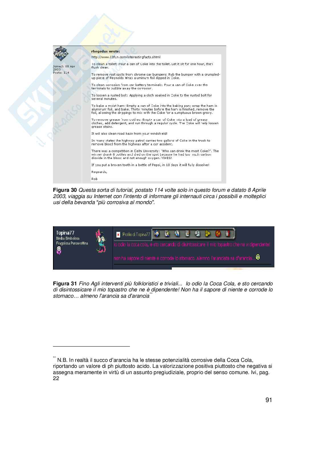 Cokelore: Leggende Metropolitane sulla Coca Cola Pag. 91