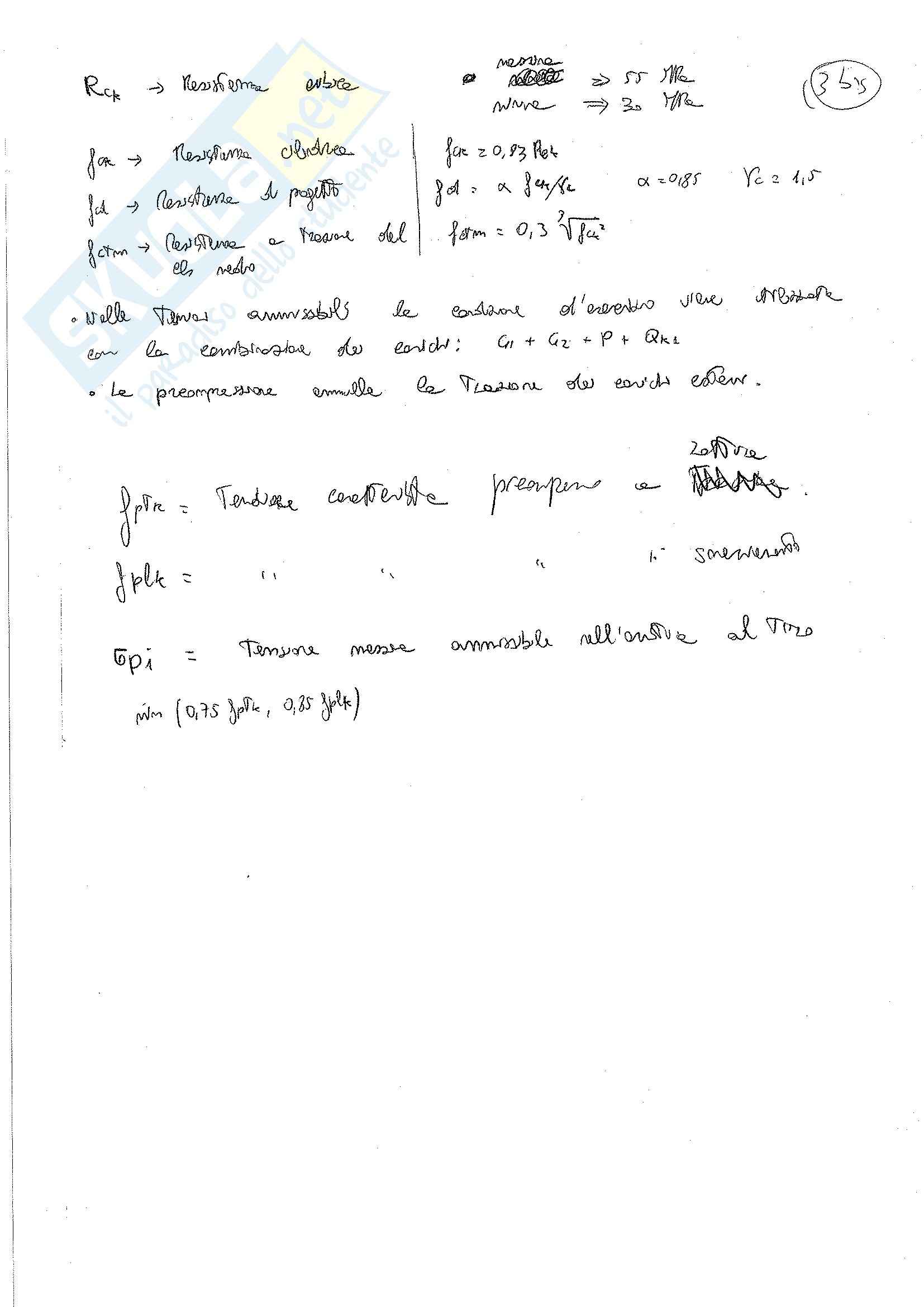 Precompressione, Tecnica delle costruzioni Pag. 6